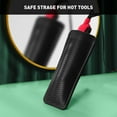 thumbnail image 6 of RUseeN 1 Pack Silicone Heat Resistant Mat Pouch for Hair Straightener, Curling Iron, Flat Iron and Hot Hair Tools, Black, 11 * 5 Inches, 6 of 7
