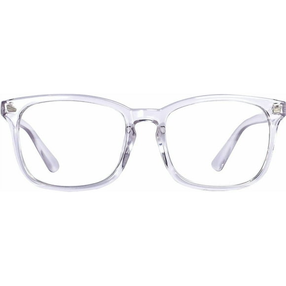 Maxjuli Blue Light Blocking Glasses,Computer Reading/Gaming/TV/Phones Glasses for Women Men(Transparent)