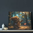 thumbnail image 3 of Lsque Cute Butterfly Bear Print Wall Art – Decorative Picture for Living Room, Bedroom, and Office (Horizontal), 3 of 6