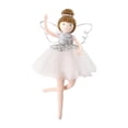 thumbnail image 2 of Colgante de Muñeca Navideña Strade Fareast Limited Ángel de Ballet Adorno Para Navidad Plata, 2 of 8