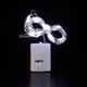 thumbnail image 1 of Cadena de luces LED con forma de ramo navideño, decoración de ambientes, cable de cobre, luz de color, botón, batería, caja, cadena de luces, caja blanca pequeña, 1 of 6