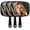 Black, variant on Hand Mirror, Extra Large Barber Hairdressing Handheld Mirror with Handle for Salon, Square