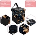thumbnail image 2 of Elk Deer Foldable Car Garbage Can with Lid, Leak-Proof, Hanging Storage Bag - Car Trash Bin, Mini Trash Can, 2 of 6
