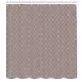 thumbnail image 2 of Ambesonne Vintage Tribal Shower Curtain, Boho Geometric Forms, 69"Wx75"L, Mauve Taupe Tan, 2 of 4
