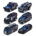 thumbnail image 1 of 6Pcs Simulation Alloy Car Toy Police Fire Truck Off-road Racing Model Kids Gift, 1 of 10