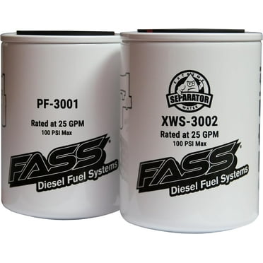 Fass Fuel Filter Fass Fuel Systems Titanium Series FuelSystem Bundle XWS-3002/PF-3001