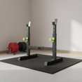 thumbnail image 4 of twisto Squat Bench Press Stand Multi-Function Adjustable Squat Rack Heavy Duty Adjustable Barbell Rack for Beginners, Weight Training, Indoor, Black Green, 4 of 10