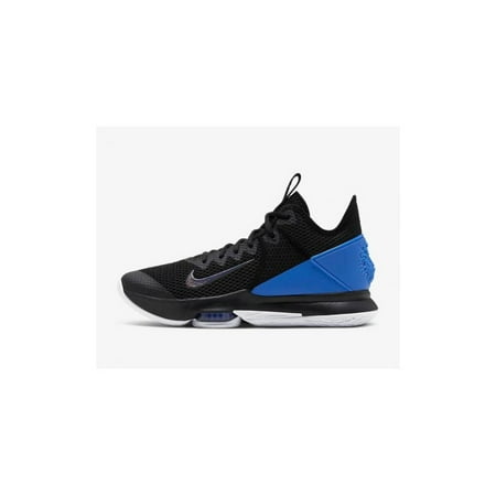 NEW Men's Nike LeBron Witness IV Basketball Shoes Black/Hyper Cobalt Blue 7.5 M