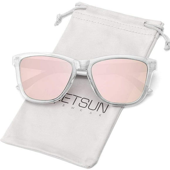 MEETSUN Gafas de sol polarizadas para mujeres y hombres, estilo clásico retro de diseñador
