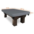 thumbnail image 4 of Covers & All Pool Table Cover, Made of 12 Oz Cover Max, Waterproof, Ideal for Moderate Weather (124" W x 72" D x 8" H, Gray), 4 of 6