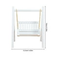 thumbnail image 5 of ifundom Miniature Dollhouse Accessories Dollhouse Swing Wood Decoration 1Pack, 5 of 8