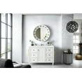 thumbnail image 7 of James Martin Vanities 48" Single Vanity, Silver Gray w/ 3 CM White Zeus Quartz Top, 7 of 7
