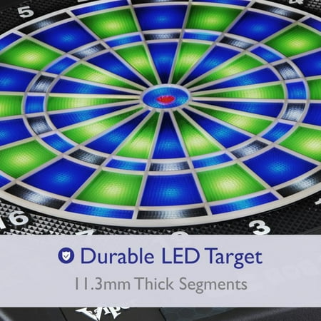 Viper - Ion Illuminated 15.5" Electronic Dartboard - Blue