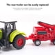 thumbnail image 4 of Tractor agrícola de juguete con fricción, juguete educativo temprano, juguete agrícola coleccionable, vehículo de construcción pequeño para niños, regalo, camión maderero, 4 of 7