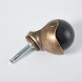 thumbnail image 2 of Jinsinto Ensemble de 4, Roue à Billes en Bronze, Roulettes de Meubles avec Prises, 2 of 2