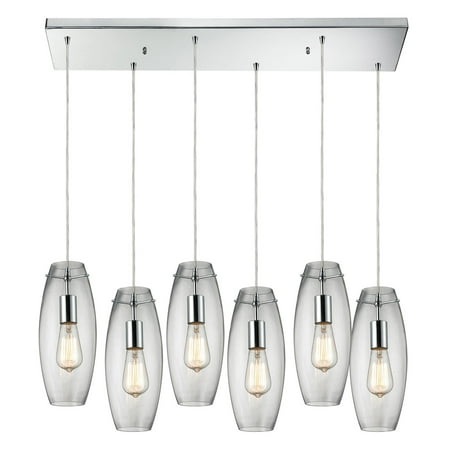 

Elk Lighting Menlow Park 60054 Linear 6 Light Pendant