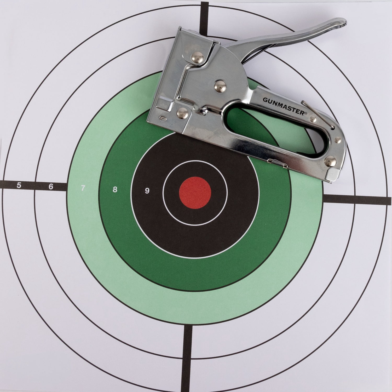 Gunmaster Target Stapler with 100 Preloaded Staples