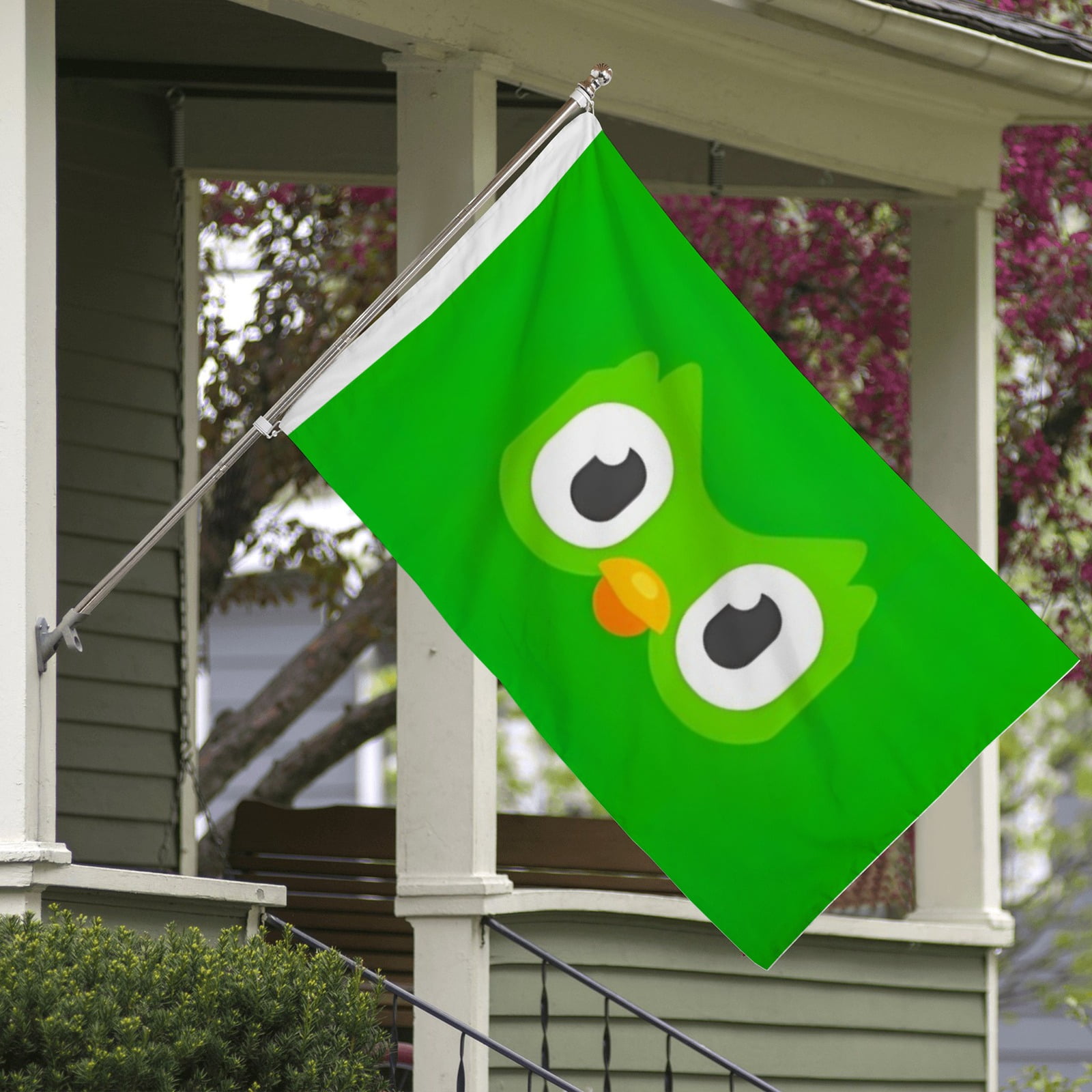 Flags for Duolingo Decorations for Home, Outside, Indoor Outdoor Flag, House Flag Party Gift Funny for Friends 3×5 FT