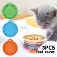 thumbnail image 1 of 3PCS Cubiertas de comida para gatos Tapas de silicona para latas Tapas de comida para mascotas Tapas para comida para perros y gatos Muyoka Hogar, 1 of 6