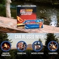 thumbnail image 4 of – All-Natural Fire Starters for Campfires, Fire Pits, BBQs & Fireplaces – Long Burning, Weather-Resistant, Non-Toxic & Easy to Light | 40 Pack, 4 of 6