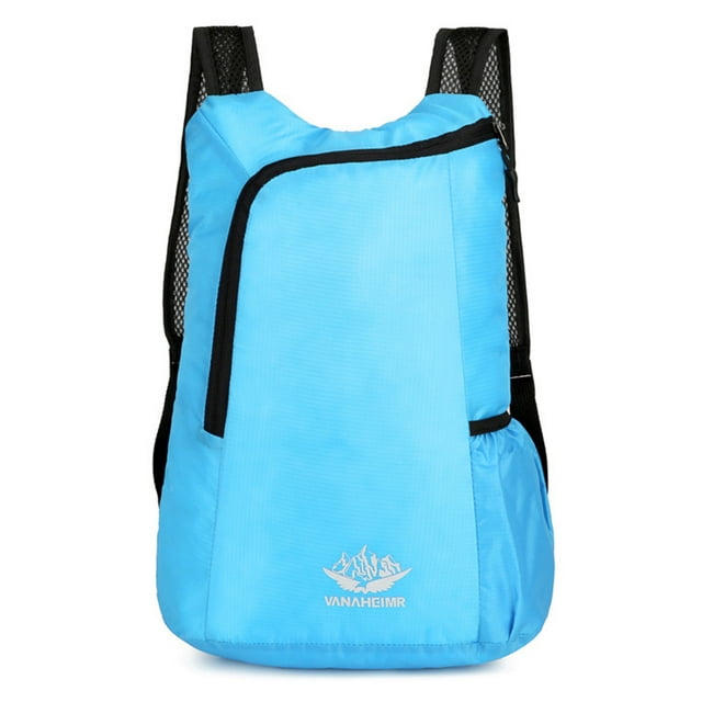 Mochila de nailon para acampar, bolsa de senderismo plegable de gran capacidad para hacer ejercicio y hacer ejercicio