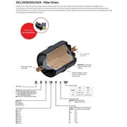 Danfoss Liquid Line Filter Drier Dcl 162 1/4 in. Flare 1.5-2 tons Unidirectional 6-1/16 in. Long 3-1/8 in. Wide 023z5007