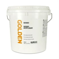 Golden Acrylic Gesso - White, 128 oz tub