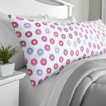 Mainstays Microfiber 20 X 52 Donut Body Pillow Cover 1 Each