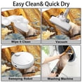 thumbnail image 7 of 1pc A White Goose Absorbent Non-Slip Bathroom Thickened Flannel Rug Decor,Soft,Quick Drying,Suitable For Indoor/outdoor Use,Bathrooms,Bedrooms,Kitchens,Terrace,Laundry Rooms,16"x24", 7 of 7