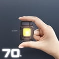 thumbnail image 4 of COB LED Mini llavero luz 7 modos 1000LM linterna para acampar al aire libre senderismo Hugtrwg  Para estrenar, 4 of 6