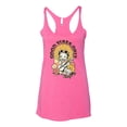 thumbnail image 2 of Wild Bobby Betty Boop Good Vibes Only Betty Boop Tri-Blend Racerback Tank Top, Vintage Pink, X-Large, 2 of 5