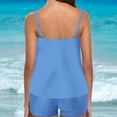thumbnail image 4 of Aobny Blue Women Bathing Suits Modest 2 Piece Women's Swimsuit Sets Board Shorts Tankinis Womens Swimwear, 4 of 4