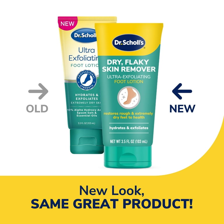 Dr. Scholl s Ultra Exfoliating Foot Lotion Callus Feet Care Heel Removing Hydrating Repair 3.5 oz Walmart
