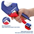 thumbnail image 2 of Cortador de tubos WORKPRO con trinquete de PVC de hasta 42 mm para PEX, PVC, PPR, 2 of 9