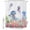 White, variant on Small Stall Shower Curtain 36x78 Inch Narrow Half Size Jellyfish Coastal Bath Curtains Bathroom Decor, Summer Beach Blue Purple Coral Wooden Ocean Waterproof Shower Curtain Set with Hooks 36 Inch