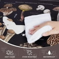 thumbnail image 5 of Mushrooms Kitchen Mat Set Anti Fatigue 2 Piece, Non-Skid Waterproof Kitchen Mats and Rugs Cushioned, Washable Black Kitchen Rug Floor Comfort Mats for Kitchen Home, 48" x 18" + 30" x 18", 5 of 6