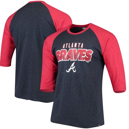 Atlanta Athletic Club - Atlanta Braves '47 Club 3/4-Sleeve Raglan T-Shirt - Navy