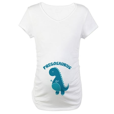 

CafePress - Pregosaurus Maternity T Shirt - Cotton Maternity T-shirt Cute & Funny Pregnancy Tee