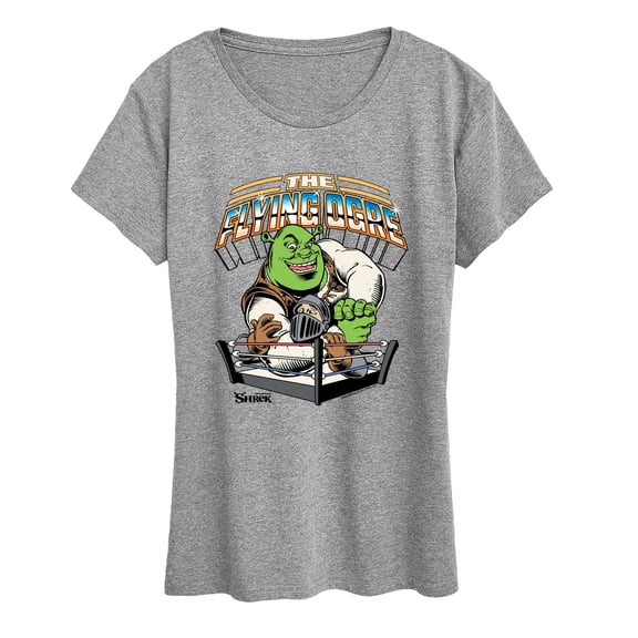 Shrek - Flying Ogre Women's Short Sleeve Graphic T-Shirt