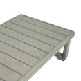 thumbnail image 6 of Christopher Knight Home 38.5" Outdoor Coffee Table, Light Gray Acacia Wood with Slatted Top and Rustic Design, 6 of 13