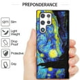 thumbnail image 3 of CoverON Art Design For Samsung Galaxy S22 Ultra Phone Case, Flexible Soft Rubber Slim TPU Cover, Van Gogh Starry Night, 3 of 8