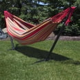 thumbnail image 5 of Sunnydaze 2-Person Cotton Brazilian Hammock, 450 lb Capacity - Sunset, 5 of 7