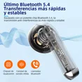 thumbnail image 3 of Audífonos In-ear Inalámbricos Keluona KT10 Bluetooth V5.4 Color Negro, 3 of 8