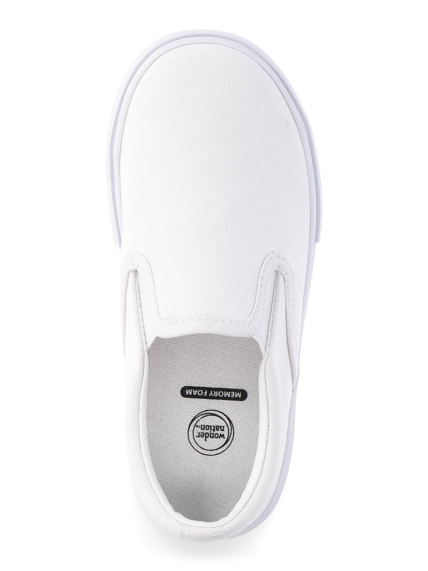 Wonder Nation Toddler & Big Kids Casual Slip-On Sneakers