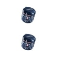 thumbnail image 2 of Qarigey Práctico separador de dentaduras postizas, caja de baño, fijador, almacenamiento de dentaduras postizas, cepillo de limpieza, Azul zafiro 2piezas, 2 of 6