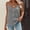 Shirts-419Gray, variant on Summer Tops for Women Textured V-Neck Sleeveless Tank Tops Button Down Casual Tops Loose Fit Crinkle Cami Daily Wear Vacation