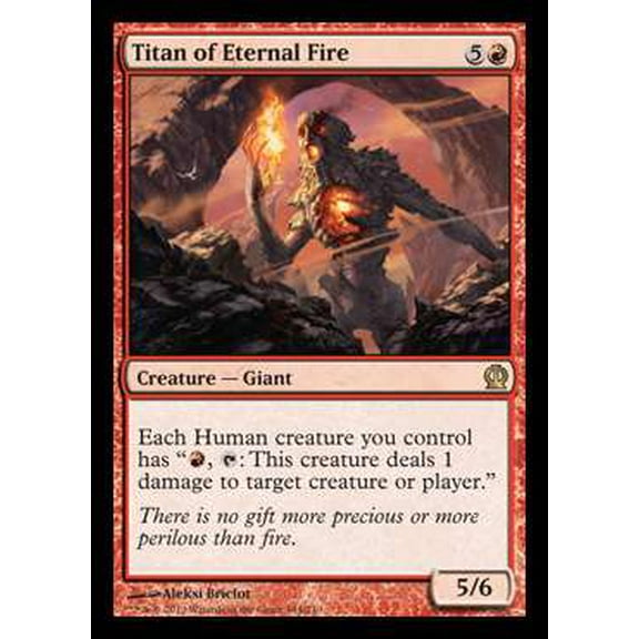 MtG Theros Rare Titan of Eternal Fire (Foil) #144
