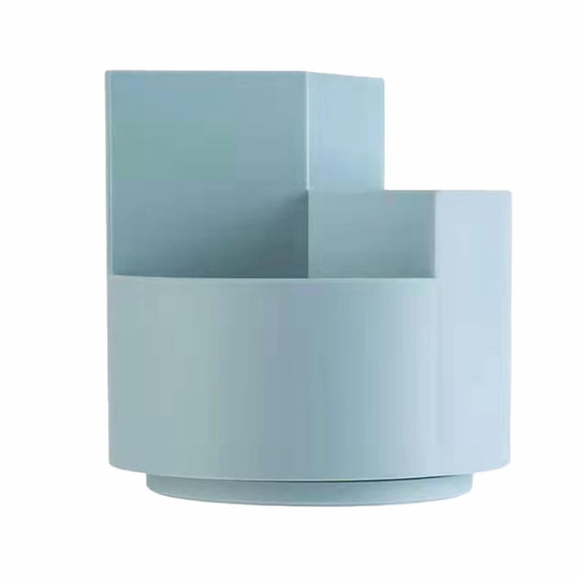 Liquidation! Boîte de Rangement Rotative pour Bureau 360 Rotation Crayon et Stylo Boîte de Rangement pour Cosmétiques Boîte de Rangement pour Bureau Fournitures de Papeterie Tasses à Crayons Mignonnes et Taille Unique Bleu