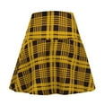 thumbnail image 5 of OGLCCG Women's Plaid Skirt High Waist Flared Mini Skater Skirt Basic A-Line Pleated Midi Skirt Fashion Elegant Short Skirt, 5 of 5