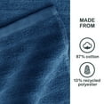 thumbnail image 6 of Mainstays Performance Cotton Bath Towel, Super Soft Quick Dry Fade Resistant, Textured Navy, 6 of 9